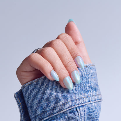 KISS GLAM Embellished Press On Glue Nails - Sugar Lake