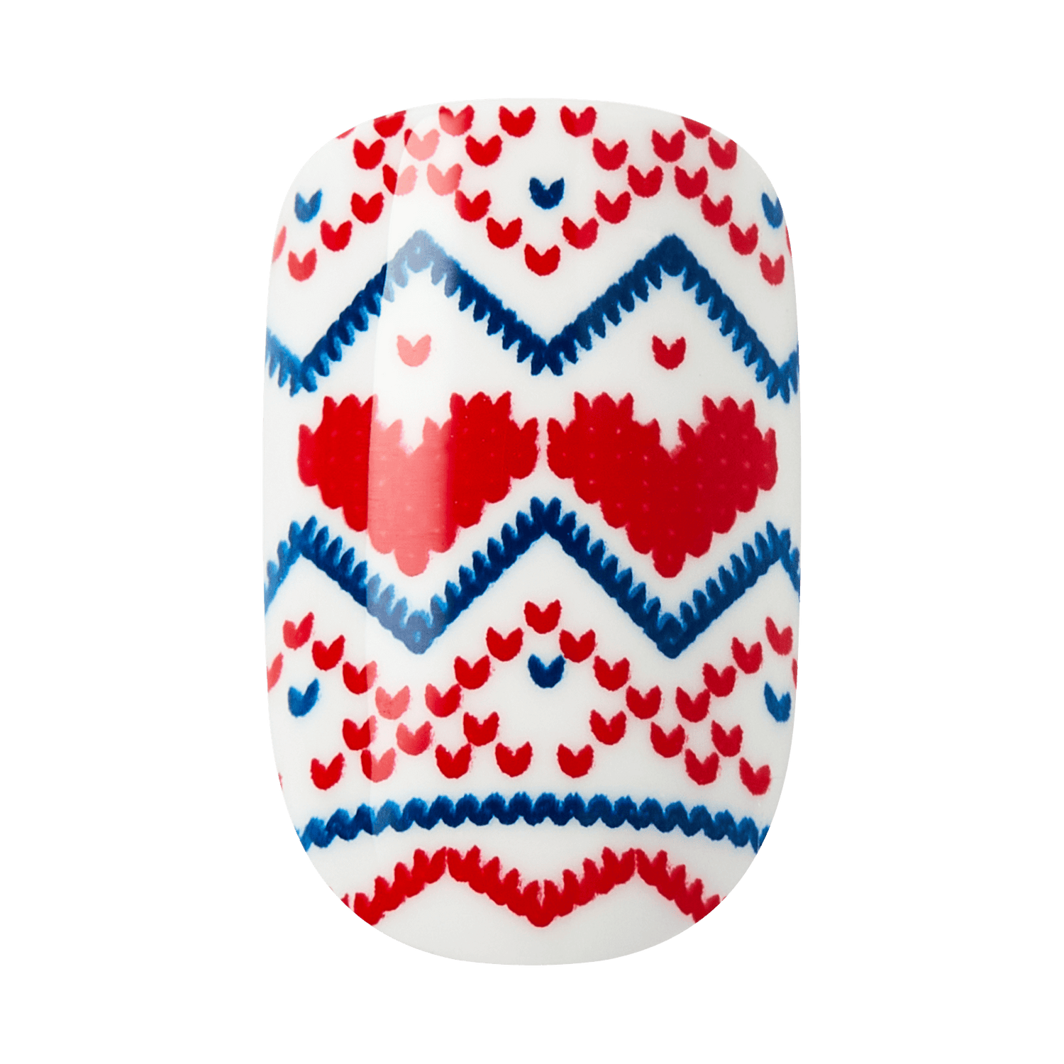 KISS Voguish Fantasy Holiday Press On Glue Nails - Snow Much Fun