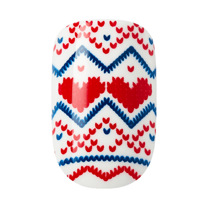KISS Voguish Fantasy Holiday Press On Glue Nails - Snow Much Fun