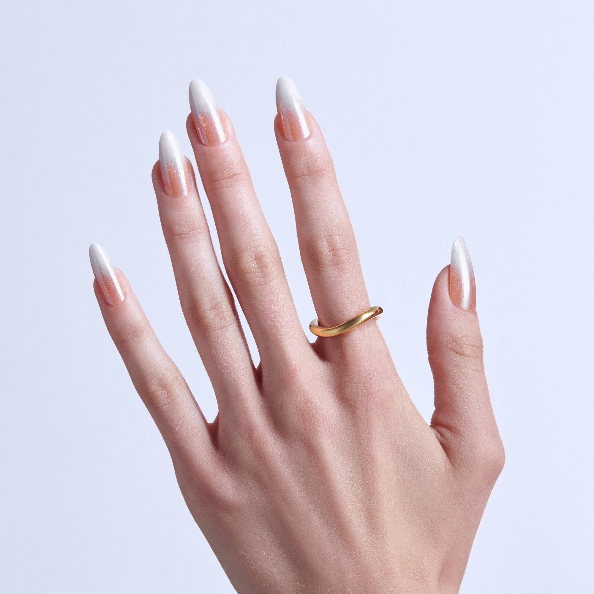 KISS GLAM Embellished Press On Glue Nails - Day n Night