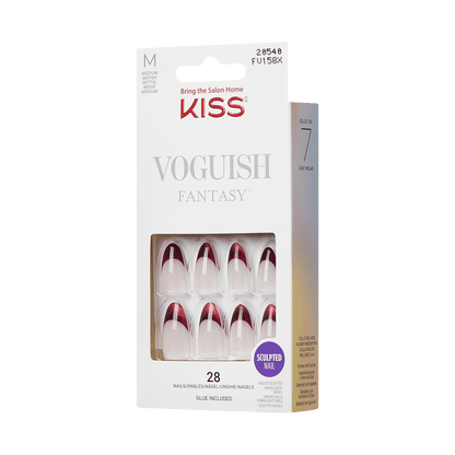 KISS Voguish Fantasy Press On Glue Nails - Passionable