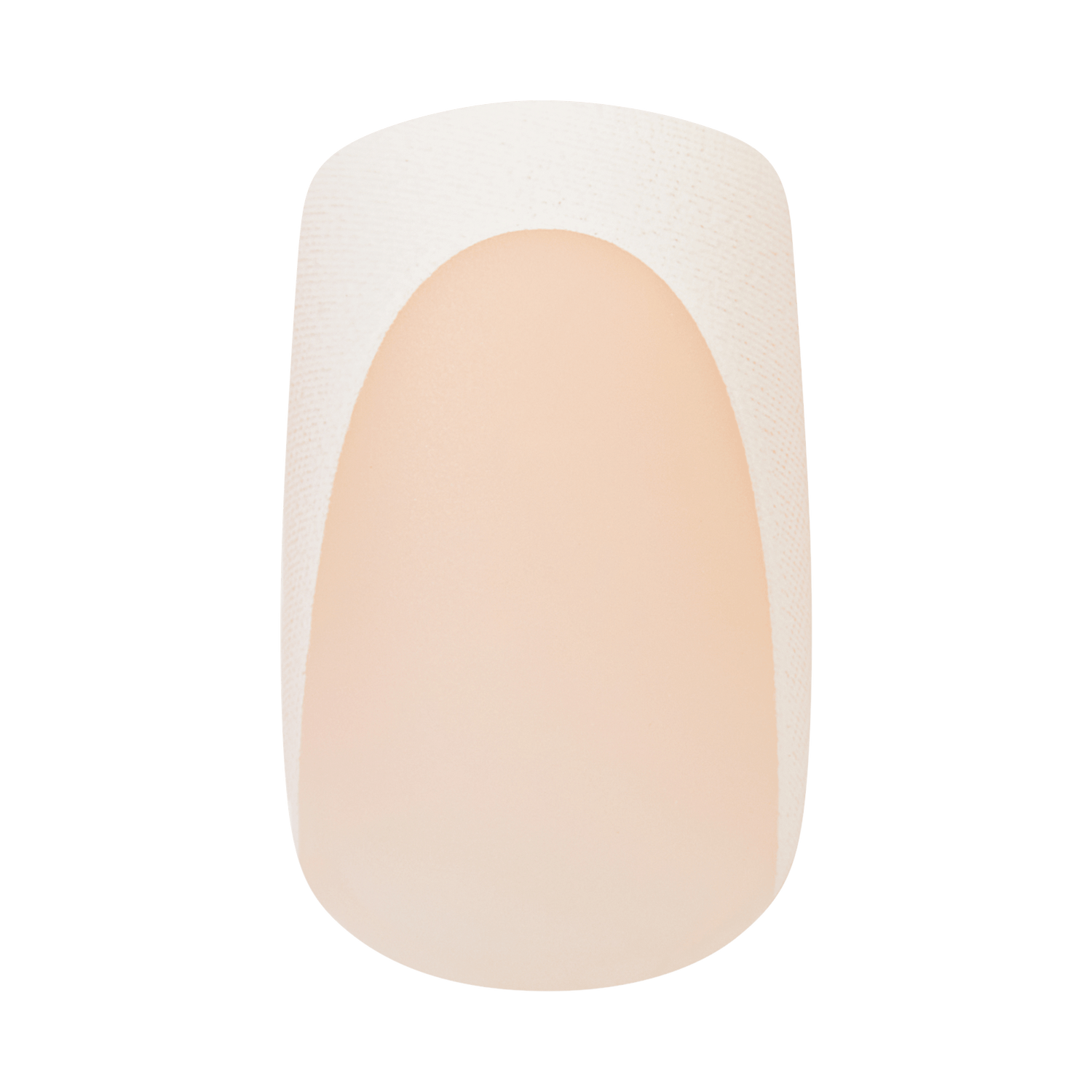 Impress Design No Glue Fake Press On Nails - Twist | French Tips, White, Medium, Squoval, Manicure