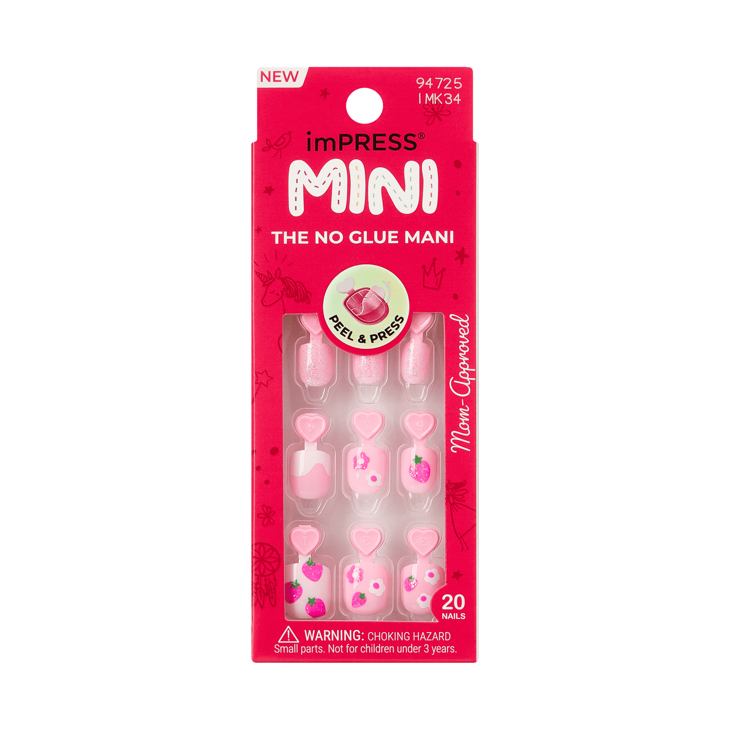 imPRESS Kids Press On Nails - Berry Cute