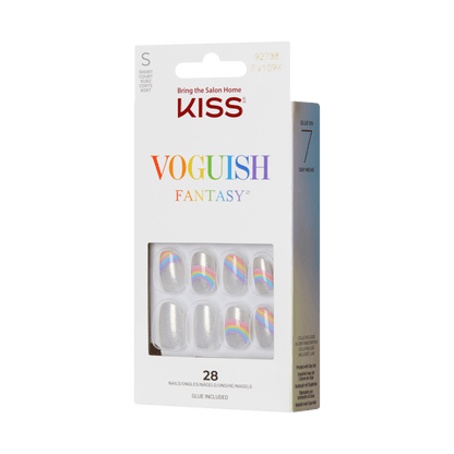 KISS Voguish Fantasy Press On Glue Nails - Dignity