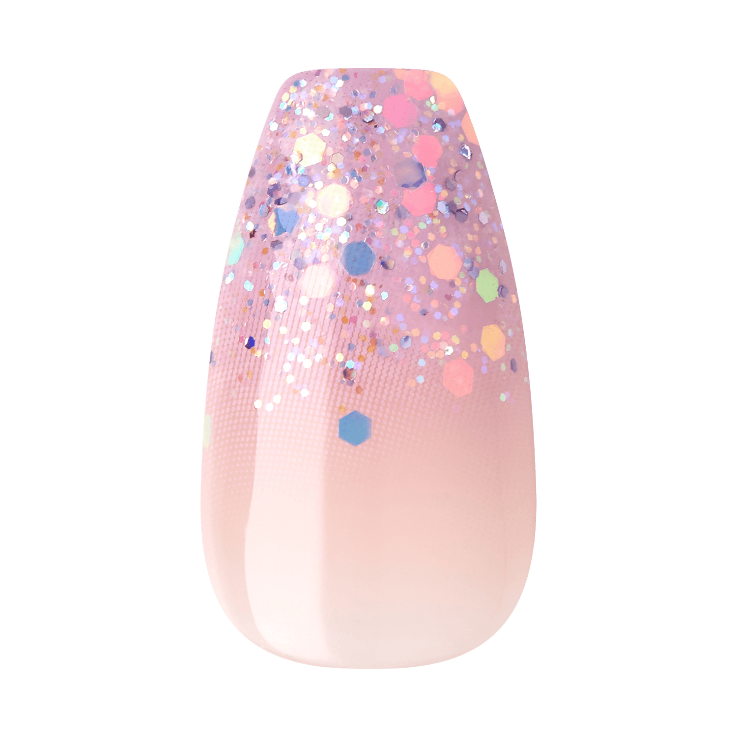 KISS Gel Fantasy Press On Glue Nails - Winter Sparks