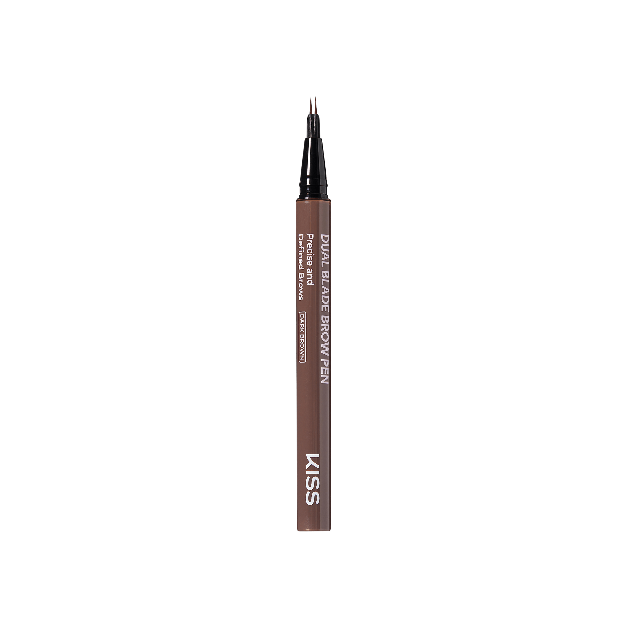 Kiss Dual Blade Brow Pen - Dark Brown | Smudge Free