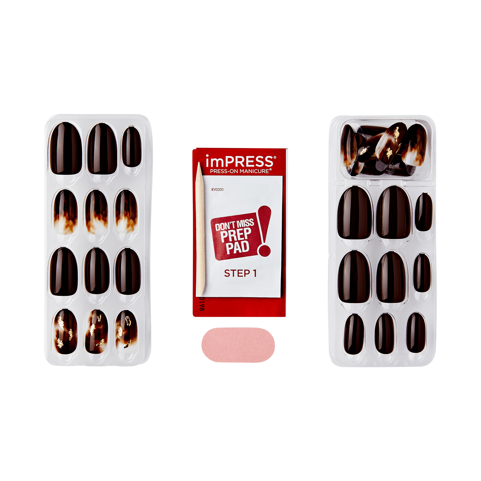imPRESS Design Press On Nails - Golden Mocha