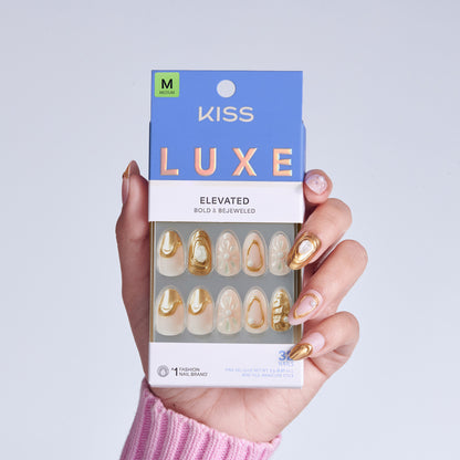 KISS LUXE Press On Glue Nails - Blossom Tide