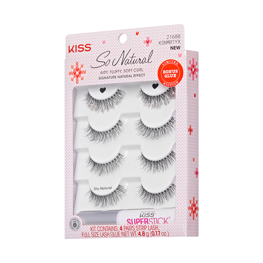 KISS So Natural Holiday False Eyelashes – Shy Natural