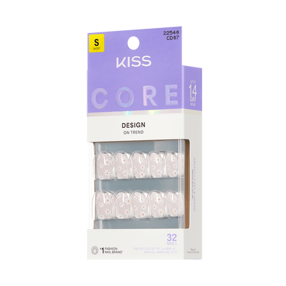 KISS CORE Design Press On Glue Nails - Friendship