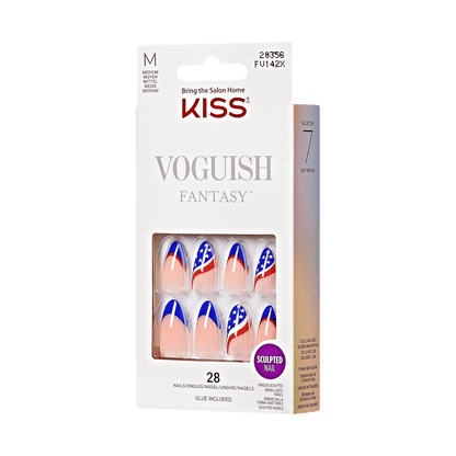 KISS Voguish Fantasy Press On Glue Nails - Smooth