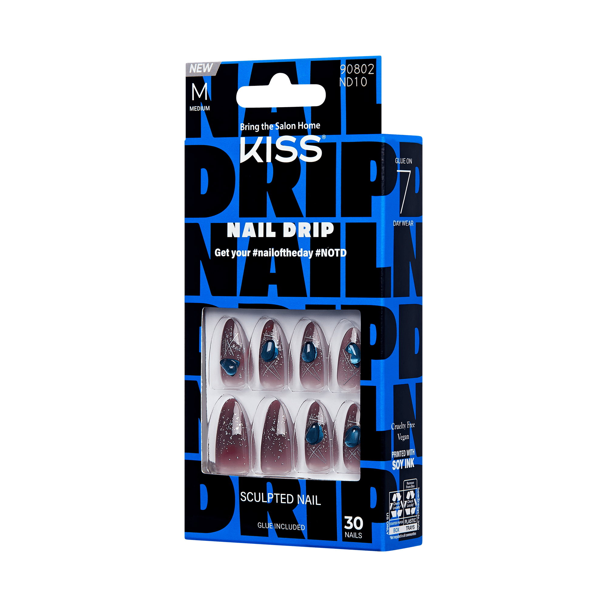 Kiss Nail Drip Press-On Glue Nails - We Drip