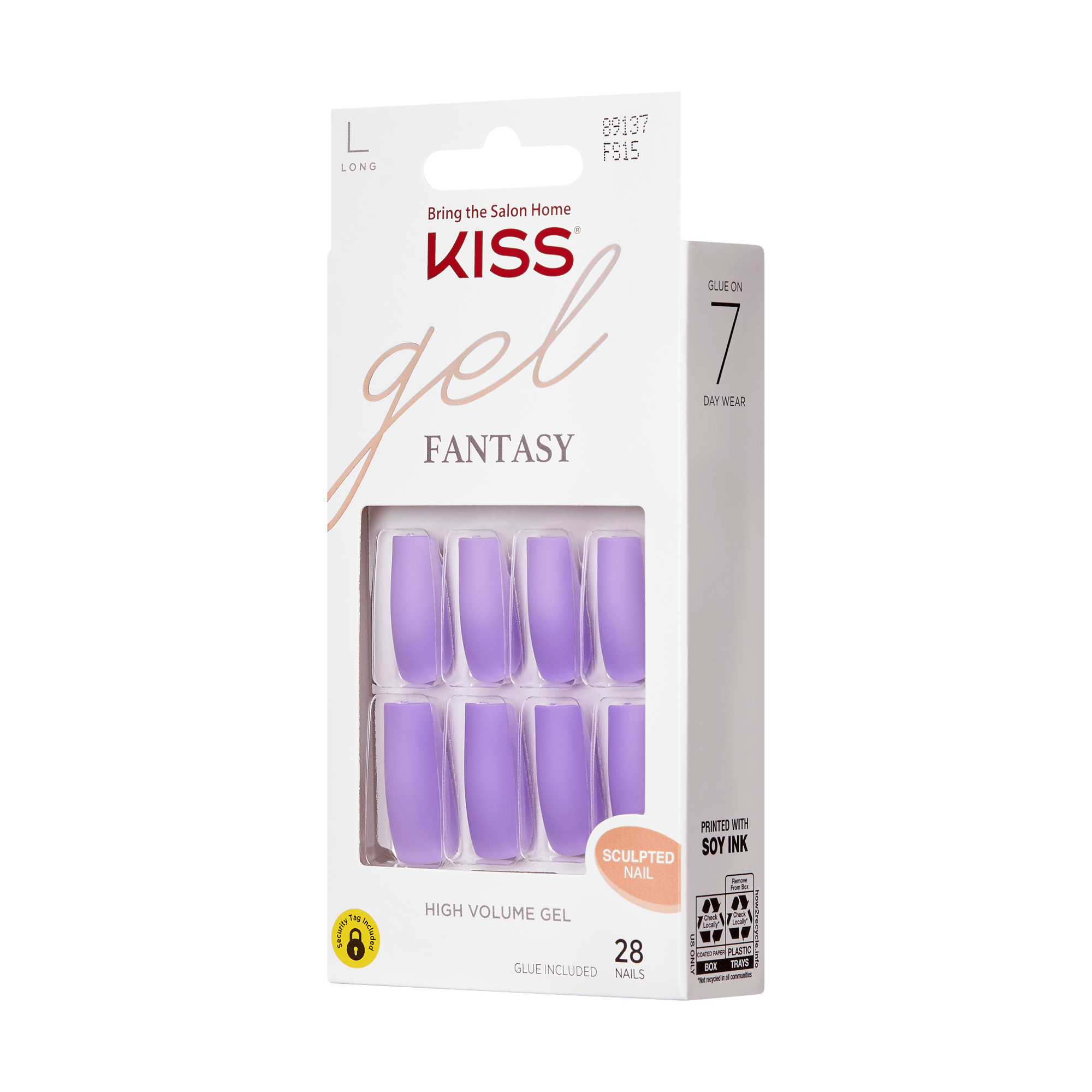 KISS Gel Fantasy Press On Glue Nails - Save