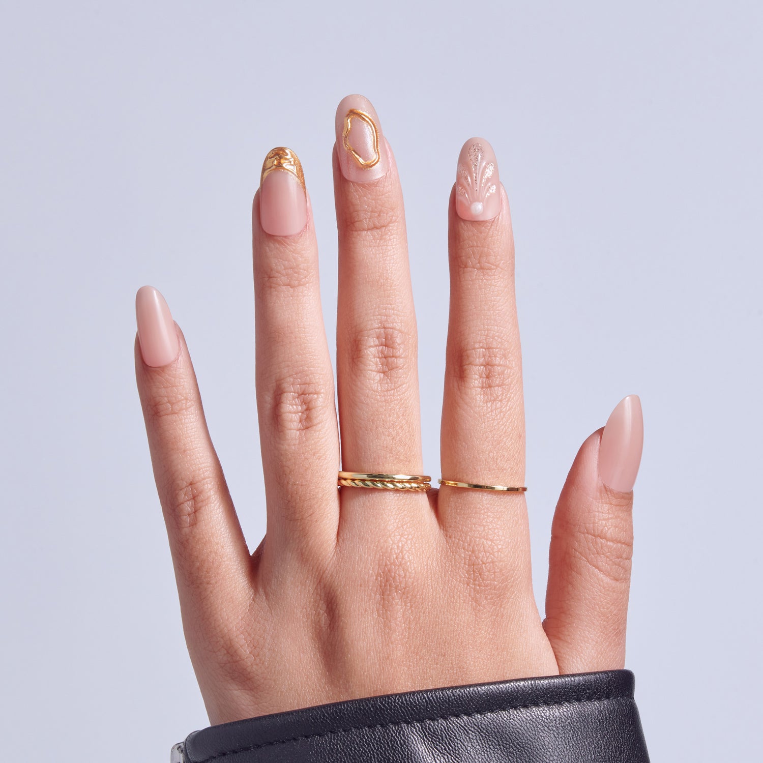 KISS GLAM 3D &amp; Jewel Press On Glue Nails  - Blossoming Love