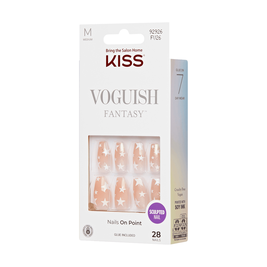 KISS Voguish Fantasy Press On Glue Nails - To The Sea
