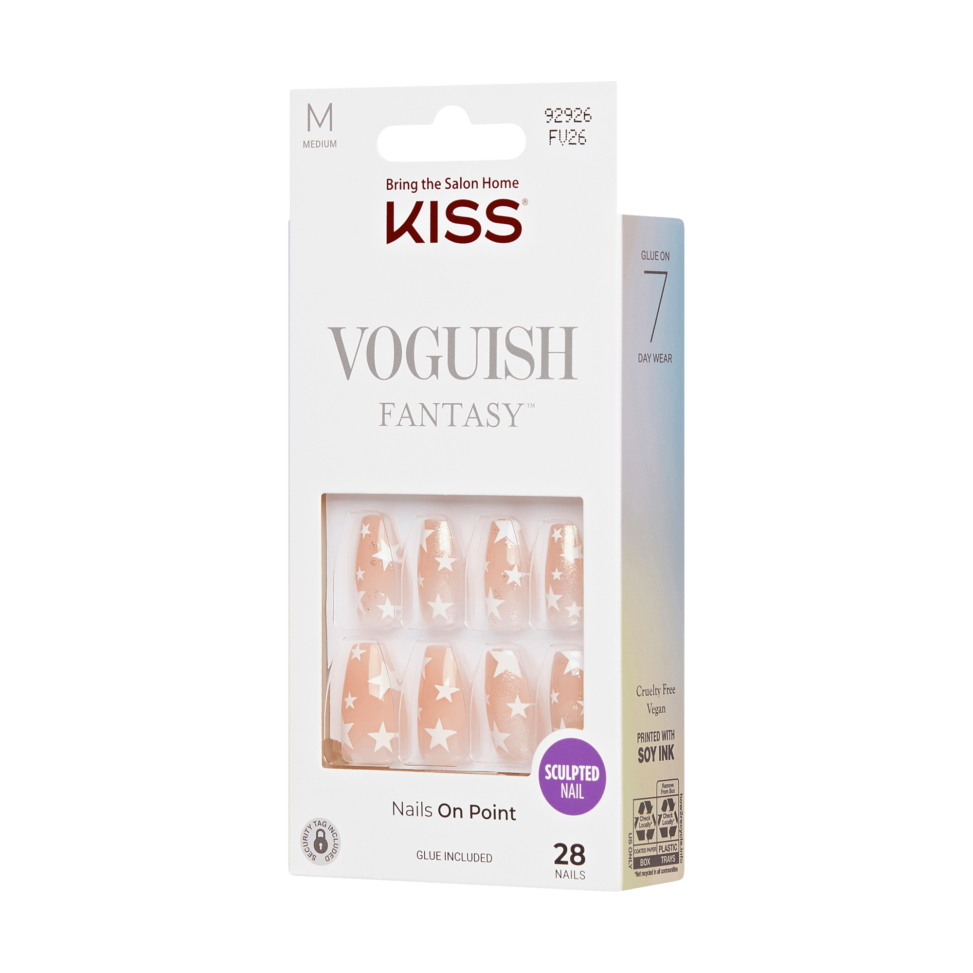 KISS Voguish Fantasy Press On Glue Nails - To The Sea