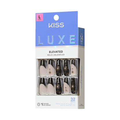KISS LUXE Press On Glue Nails - Luna Ivy