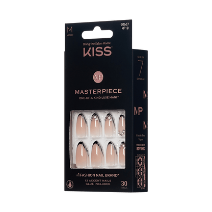 KISS Masterpice Press On Glue Nails - Perfection