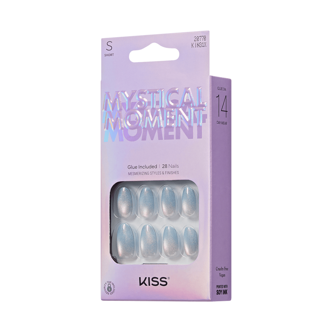 KISS Mystical Moment Press On Glue Nails - Velvet Coast