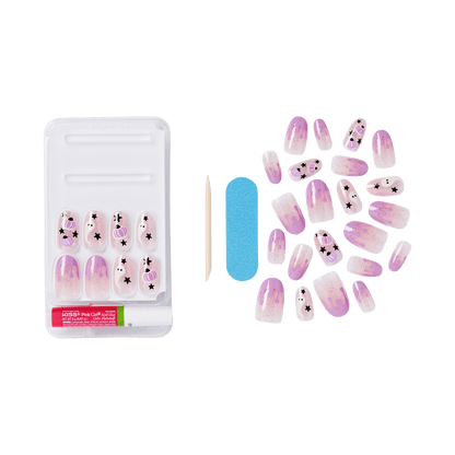 KISS Voguish Fantasy Halloween Press On Glue Nails - Mystery