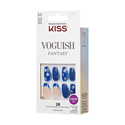 KISS Voguish Fantasy Press On Glue Nails - Daylight
