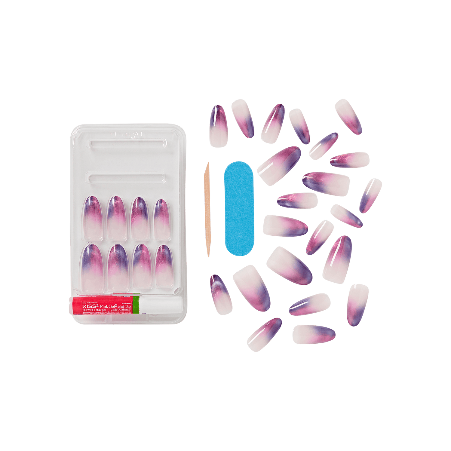 KISS Mystical Moment Press On Glue Nails - Awake