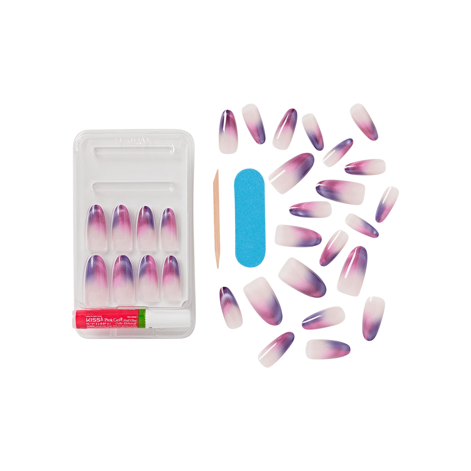 KISS Mystical Moment Press On Glue Nails - Awake