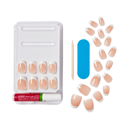 KISS My Perfect French Press On Glue Nails - My Shine