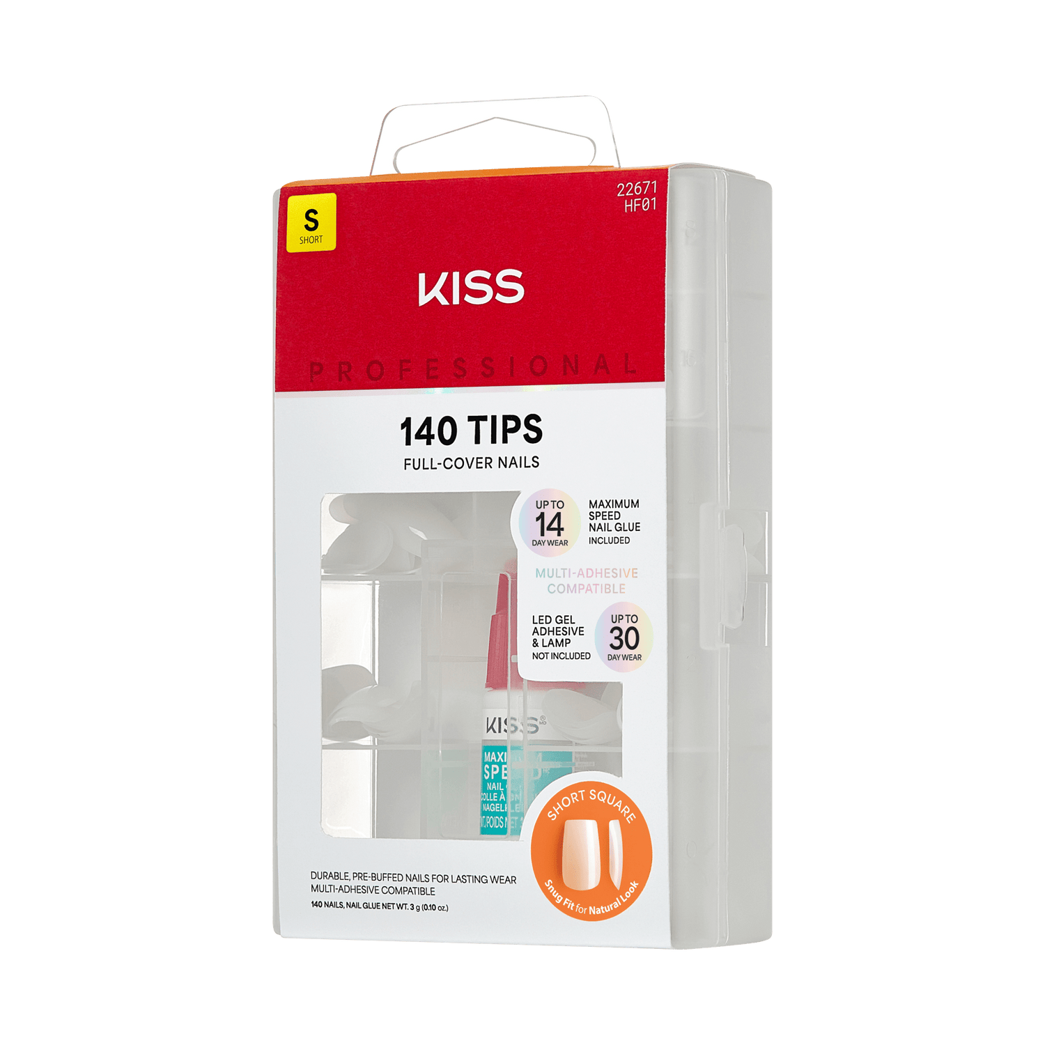 KISS Professional Full Cover Press On Nails - Ordinary Life