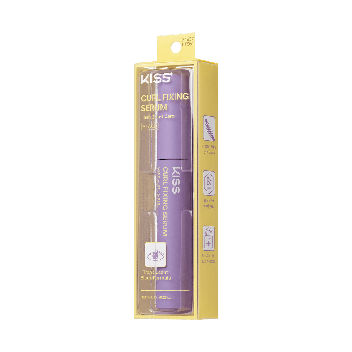 Kiss Curl Fixing Serum - Translucent Black | 2-in-1 Lash Care