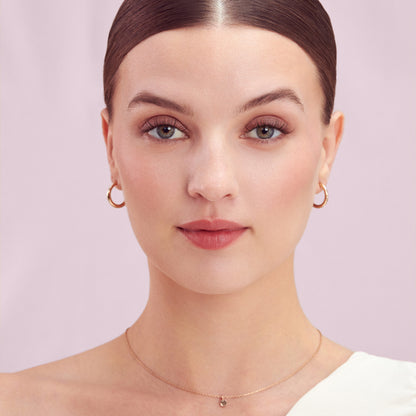 Gold Hoops The New Natural Effortless Minimal Look 12mm - Image 4