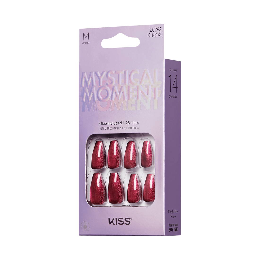 KISS Mystical Moment Press On Glue Nails - Slide By