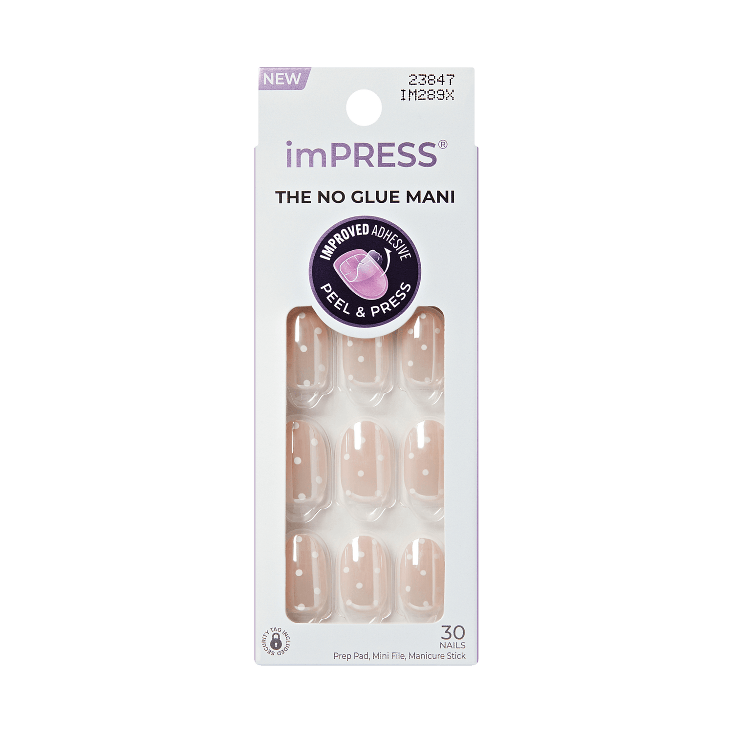 Impress Design No Glue Fake Press On Nails - Fallin&