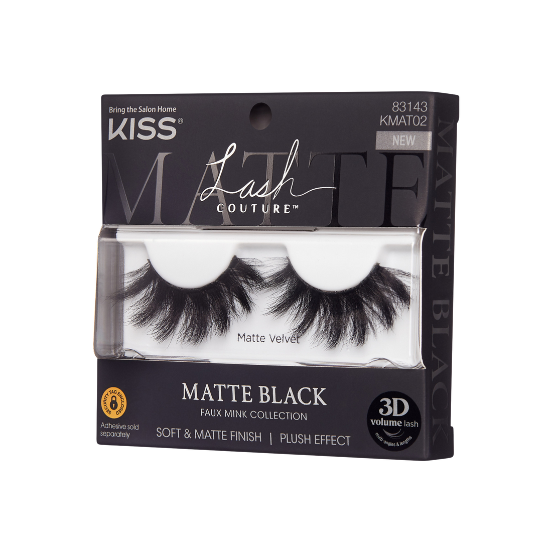 Kiss Lash Couture Matte Black - Matte Velvet