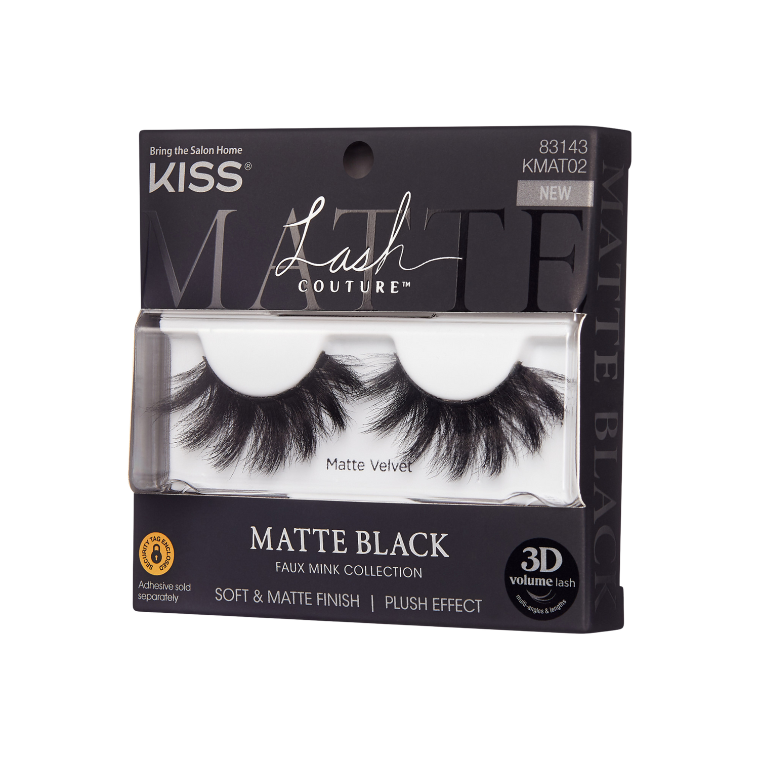 Kiss Lash Couture Matte Black - Matte Velvet