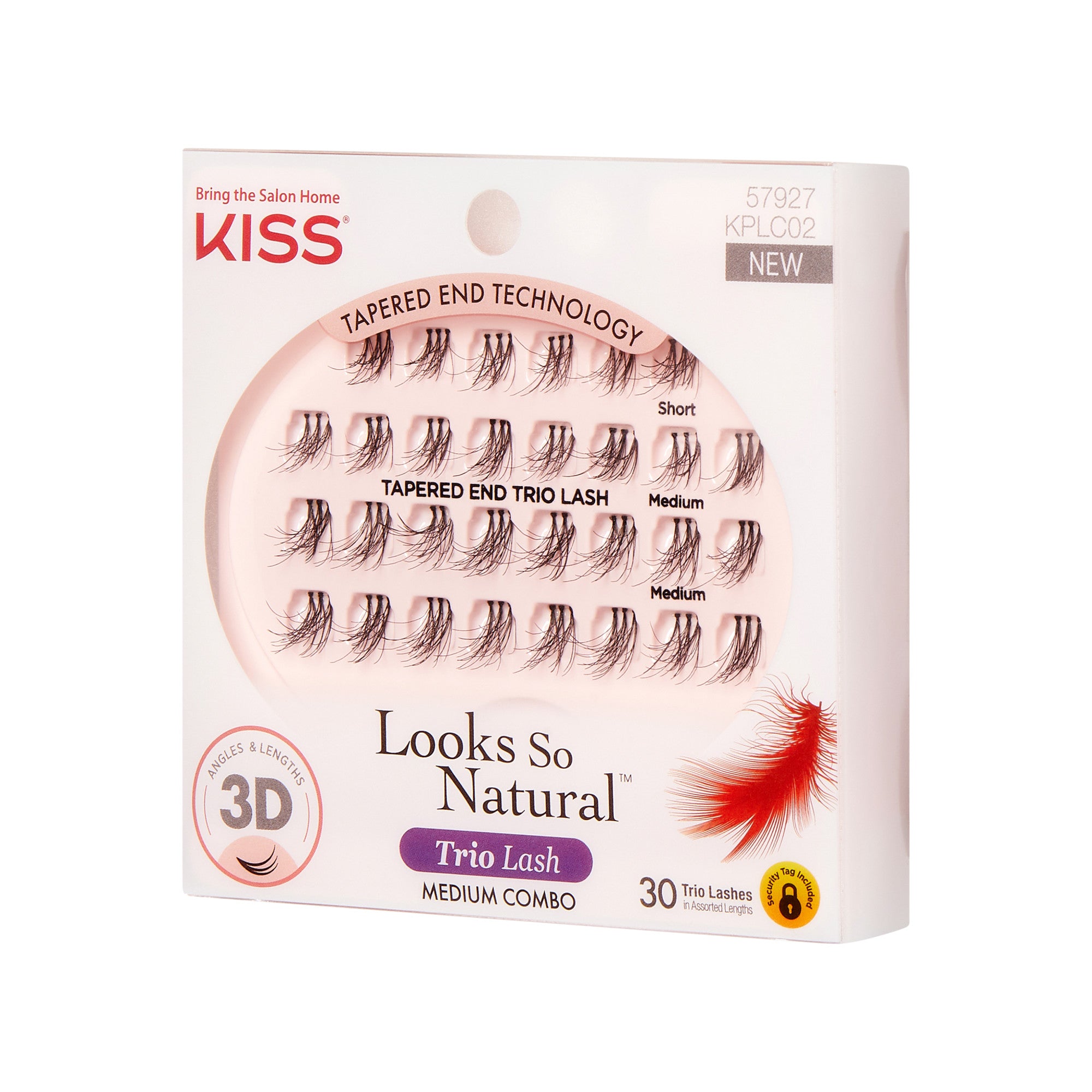 Kiss Looks So Natural Trio Lashes - Medium – KISS USA