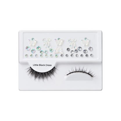 KISS Halloween Lashes &amp; Gem Sticker - Little Black Dress