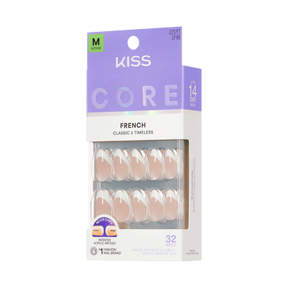 KISS CORE French Press On Glue Nails – Curiosity