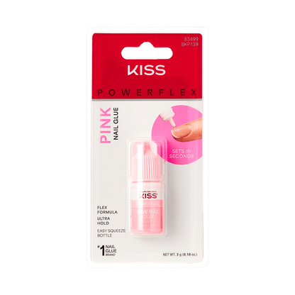 KISS PowerFlex Pink Nail Glue - 0.10 oz.