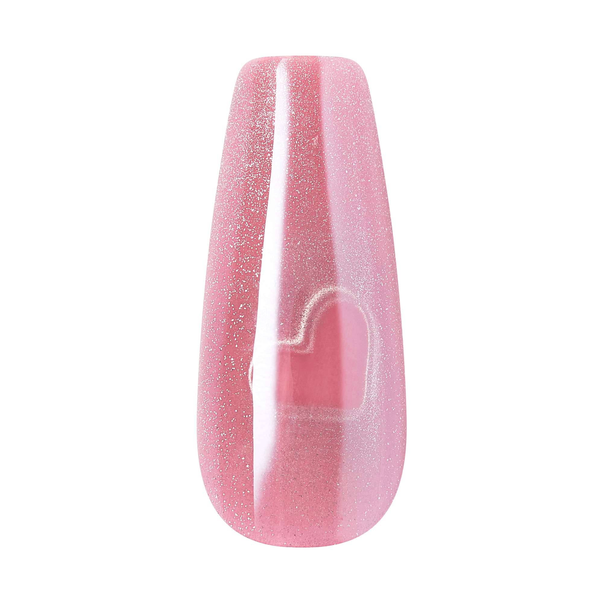 KISS GLAM Embellished Press On Glue Nails - Pink Sugar