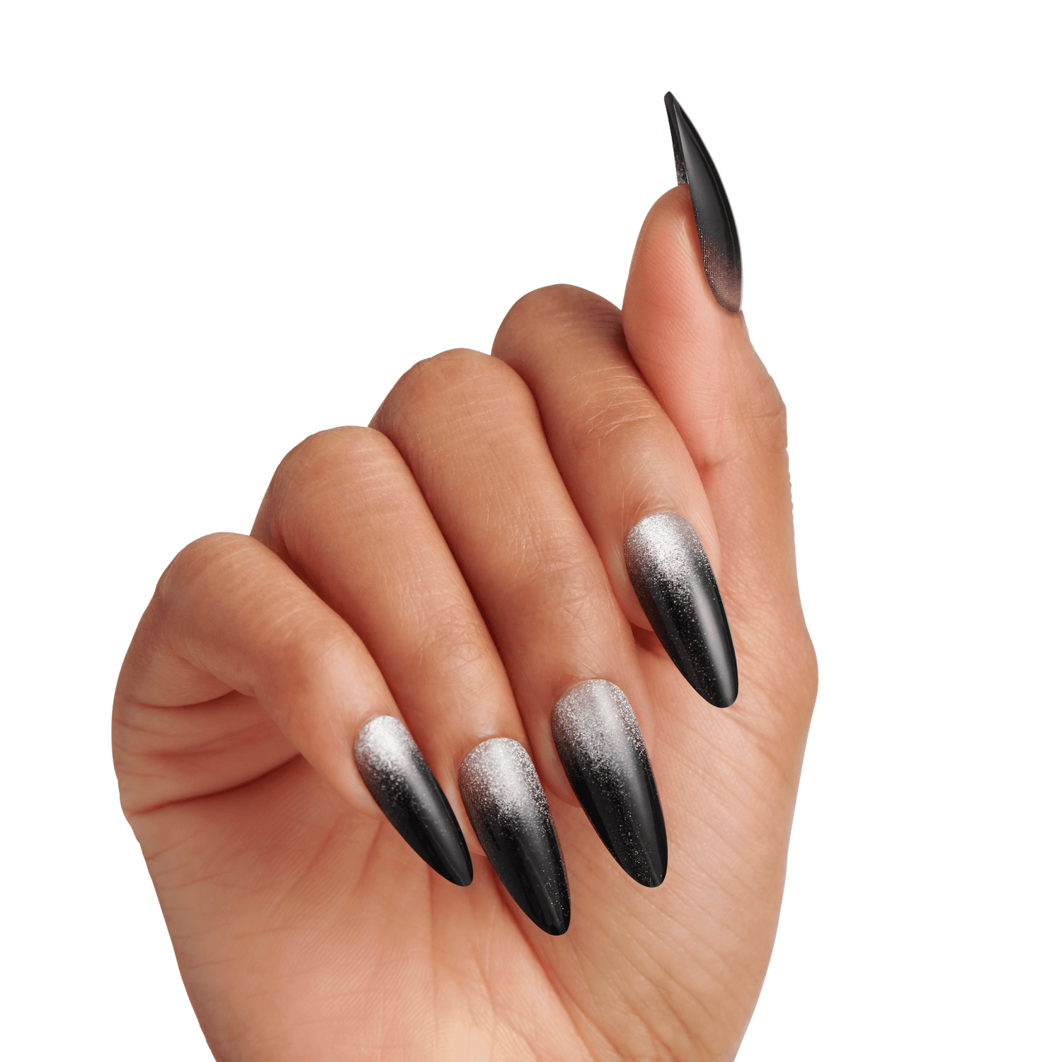 KISS Voguish Fantasy Halloween Press On Glue Nails - Dancing Night
