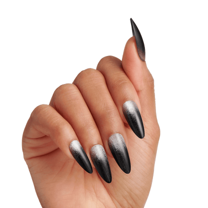 KISS Voguish Fantasy Halloween Press On Glue Nails - Dancing Night