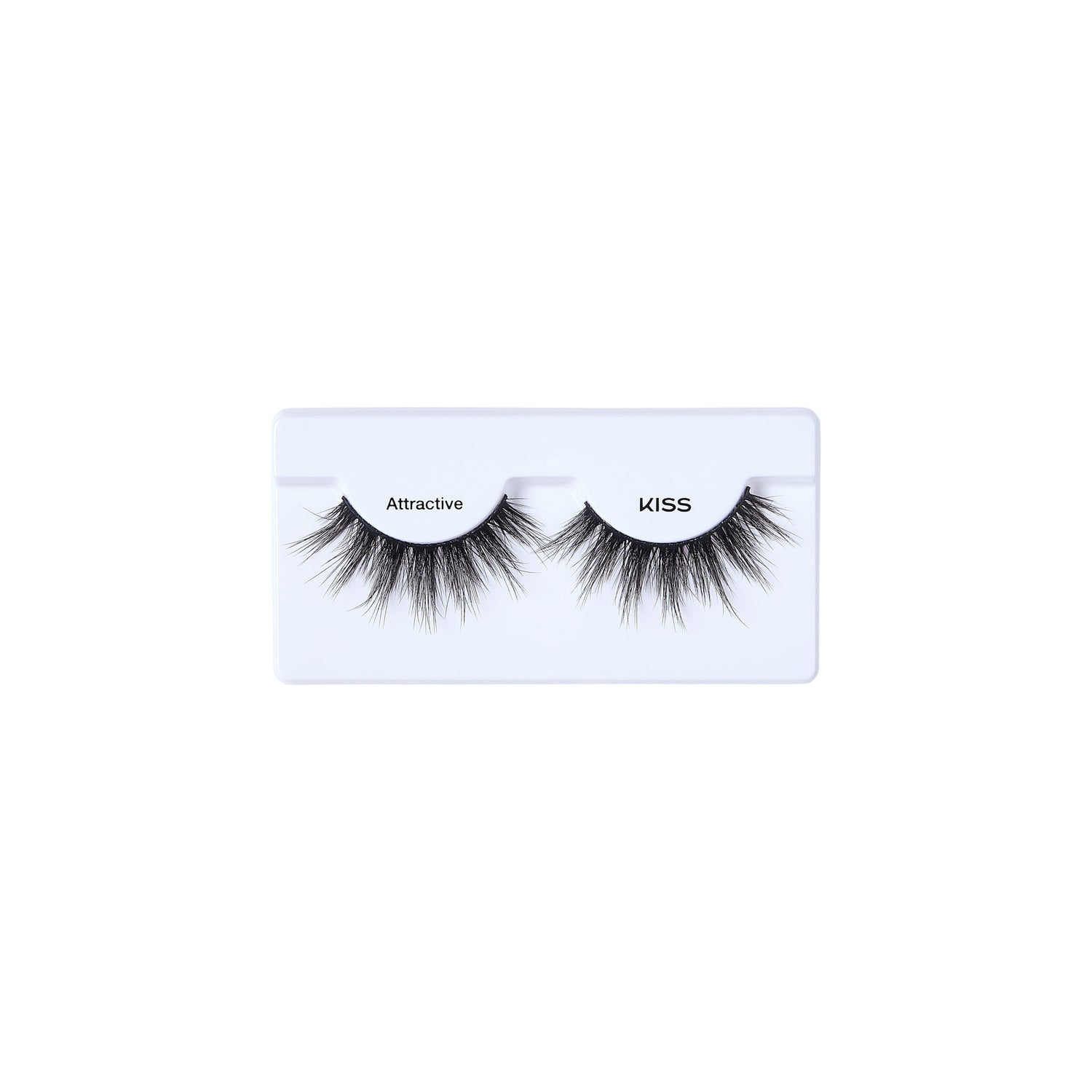 KISS Attractive false eyelashes on packaging strip