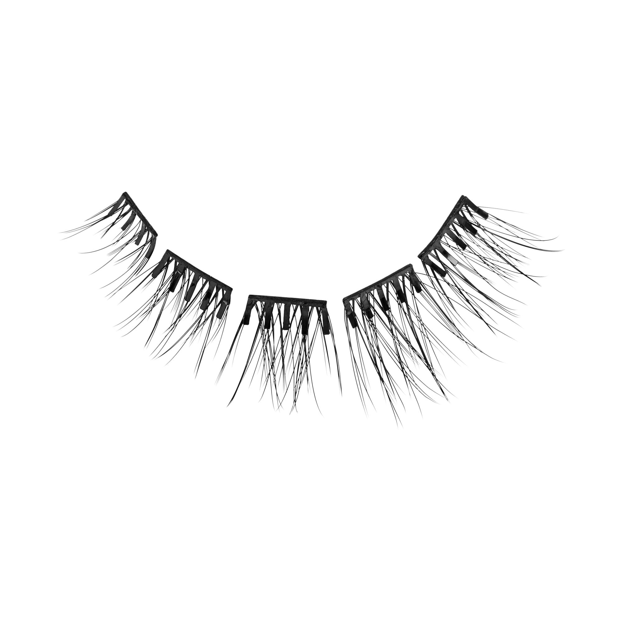 Impress Falsies Self Adhesive Eyelashes, 36 Lash Clusters - Natural