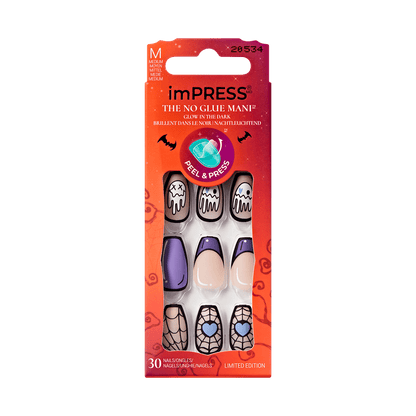 imPRESS Halloween Design Press On Nails - Party Startled