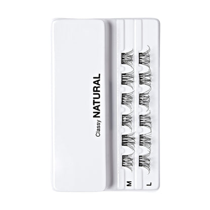 Classy Natural | 12 Clusters imPRESS Falsies 10mm-12mm No Glue Needed - Image 7