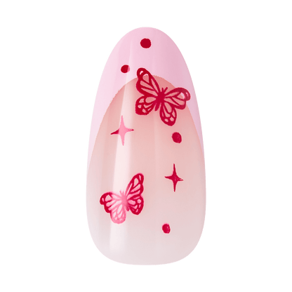 KISS CORE Design Press On Glue Nails - Signature