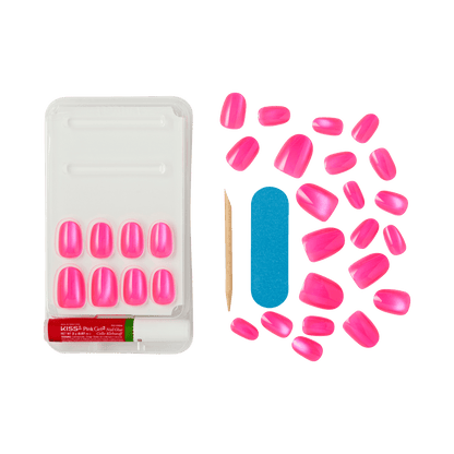 KISS Voguish Fantasy Press On Glue Nails - Good Luck, Babe