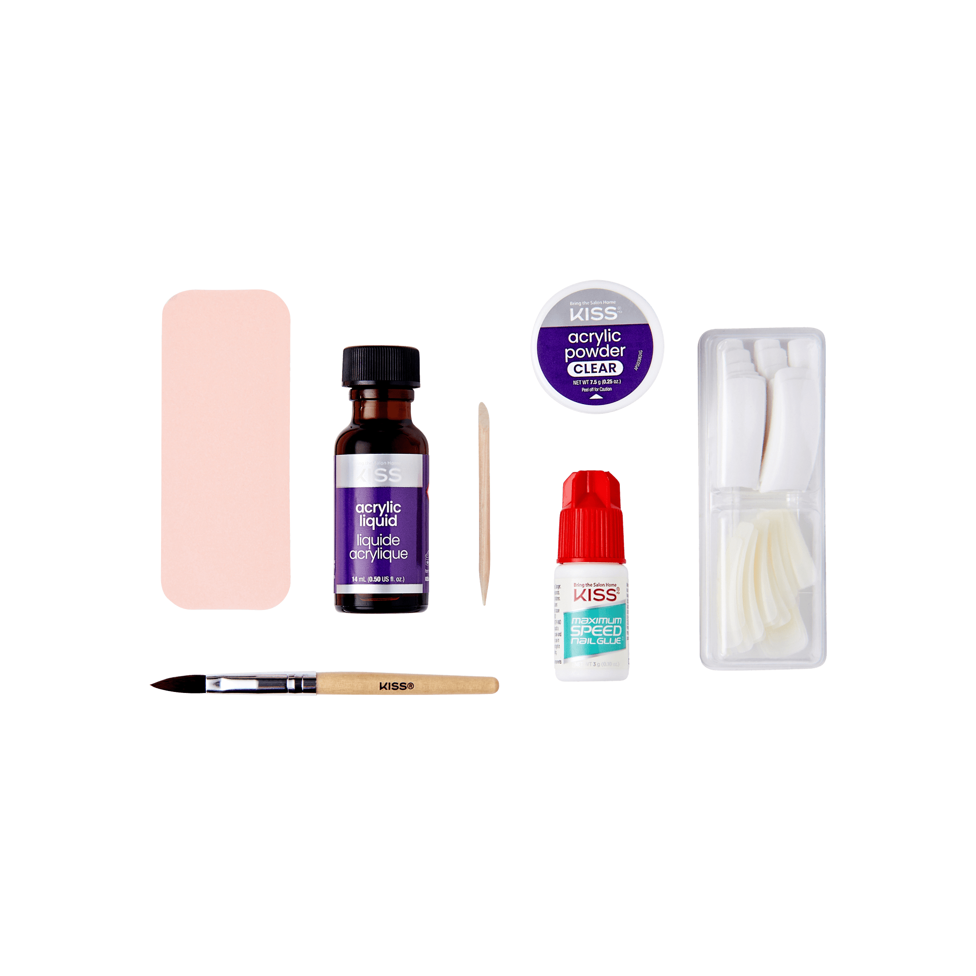 KISS French Acrylic Sculpture Kit – French &amp; Natural