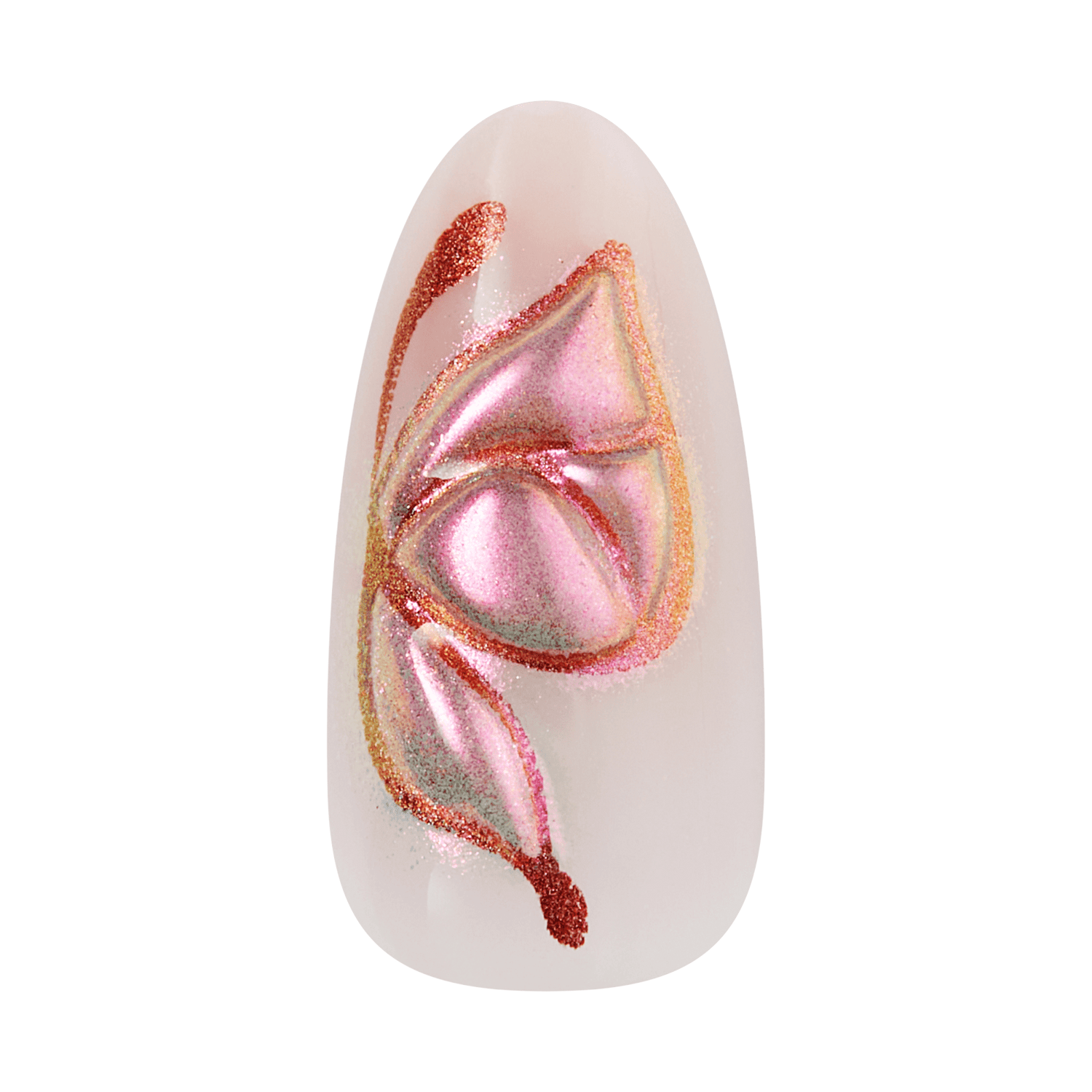 KISS LUXE Press On Glue Nails - Rose Knot